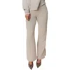 Ocio Organic Cotton Teddy Flare Pant In Neutral