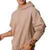Ocio Organic Cotton Teddy Oversized Hoodie In Brown