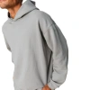 Ocio Organic Cotton Teddy Oversized Hoodie In Gray