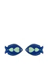 Octaevo Fish Placemat (set Of Two) In Blue