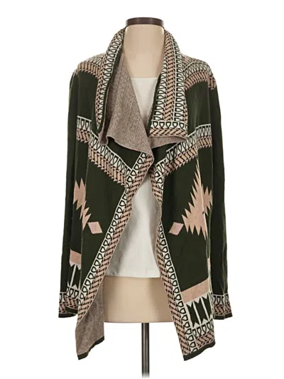 Pre-owned Octavia Cardigan Sweater In Green