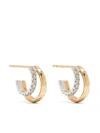 Octavia Elizabeth 18k Gold Tribute Diamond Earrings In Gold