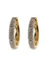 Octavia Elizabeth 18k Yellow Gold Cobblestone Diamond Hoop Earrings In Gold