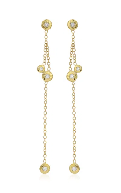 Octavia Elizabeth 18k Yellow Gold Diamond Earrings