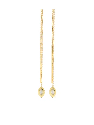 Octavia Elizabeth 18k Yellow Gold Diamond Earrings