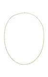 Octavia Elizabeth 18k Yellow Gold Forest Emerald Necklace In Green