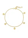 Octavia Elizabeth 18k Yellow Gold Nesting Gem Diamond Bracelet In Gold