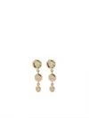 Octavia Elizabeth 18k Yellow Gold Riviera Diamond Earrings In Gold
