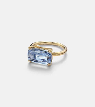 Octavia Elizabeth 18kt Gold (750/1000) Ring With Aquamarine