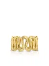 Octavia Elizabeth 18kt Yellow Gold Swirl Ring In Gold