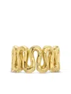 Octavia Elizabeth 18kt Yellow Gold Swirl Ring In Yellow