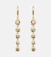 Octavia Elizabeth Charmed Micro Gabby 18kt Gold Earrings With Diamonds In Yellow Gold
