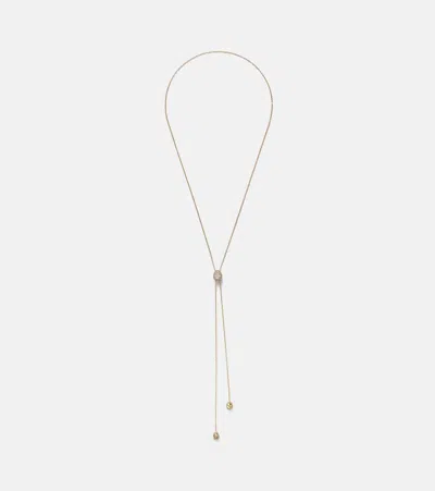 Octavia Elizabeth Halskette Diamond Coast Lariat Aus 18kt Gelbgold Mit Diamanten In Gold