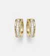 Octavia Elizabeth Ivy Eternity 18kt Gold Earrings With Diamonds In Blue