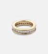 Octavia Elizabeth Ivy Eternity 18kt Gold Ring With Diamonds In Gold