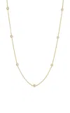Octavia Elizabeth Nesting Gem By The Pinch 18k Yellow Gold Diamond Necklace In Gold