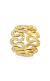 Octavia Elizabeth Pacific Coast Riviera 18k Yellow Gold Diamond Ring