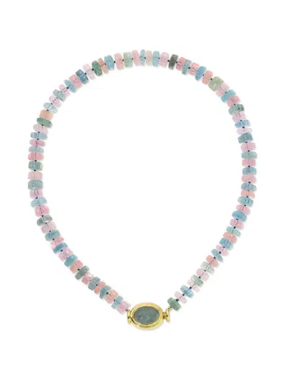 Octavia Elizabeth Sunset Beryl-embellishment Necklace In Multi