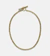 Octavia Elizabeth The Lower Coast 18kt Gold Chain Necklace With Diamonds And Pearls In Gold