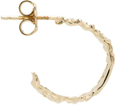 Octi Gold Spiky Skin Single Earring