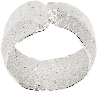 Octi Silver Lemon Skin Ring