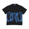 Octopus Airbrush Outline Black Men's T-shirt In Black