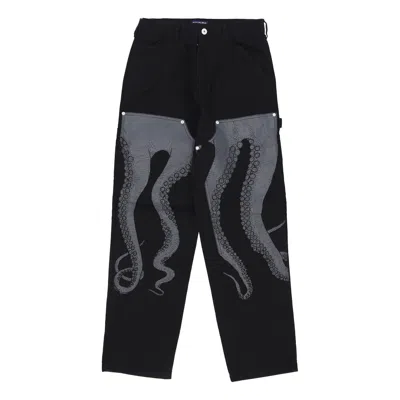 Octopus Hammer Double Knee Pant Men's Long Pants Black