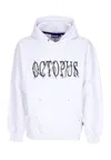 Octopus Hoodie Man Tentacles Logo Hoodie White In White