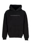Octopus Lightweight Hoodie Man Outline Logo Hoodie Black In Black