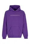 Octopus Lightweight Hoodie Man Outline Logo Hoodie Purple