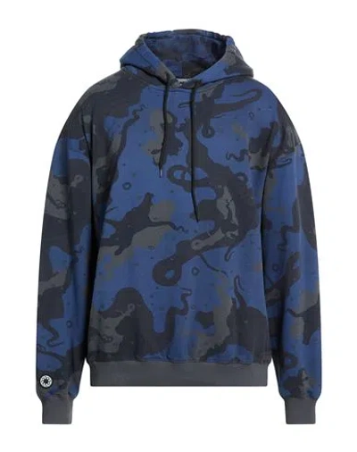 Octopus Man Sweatshirt Midnight Blue Size L Cotton