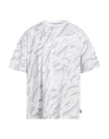 Octopus Man T-shirt Light Grey Size L Cotton In White