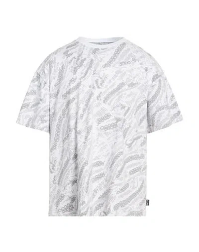 Octopus Man T-shirt Light Grey Size L Cotton In White