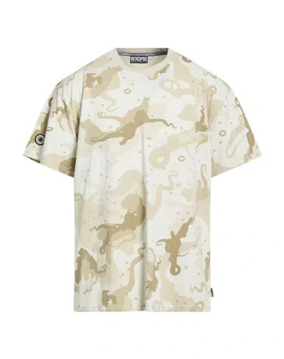 Octopus Man T-shirt Military Green Size M Cotton In Neutral