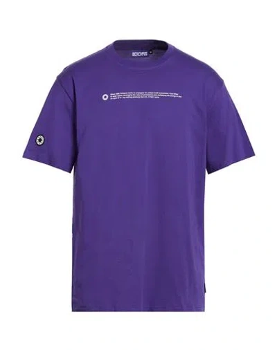 Octopus Man T-shirt Purple Size L Cotton