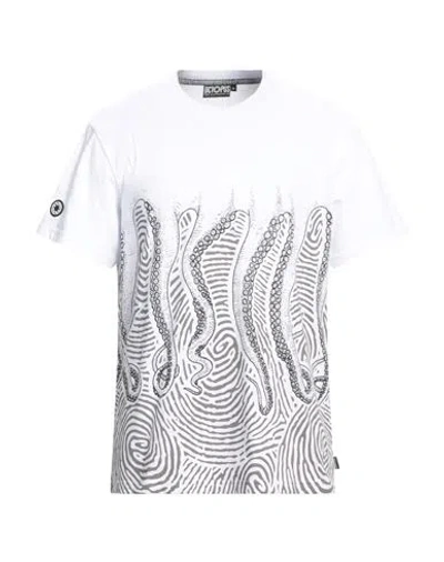 Octopus Man T-shirt White Size L Cotton
