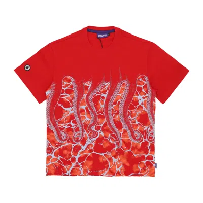 Octopus Marble Tee Red Men's T-shirt