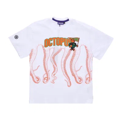 Octopus Men's Athletic Tee White T-shirt In Multi