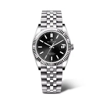 Pre-owned Octopus Men Automatic Watch 36mm 10atm Mechanical Wristwatch Luminous Pt5000