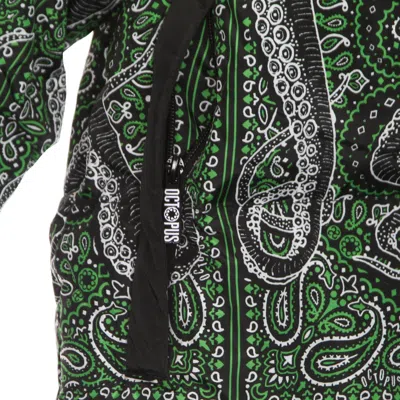 Octopus Men's Bandana Down Jacket In Green