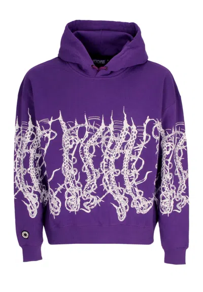 Octopus Men's Barbed Wire Hoodie Purple