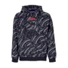 Octopus Men's Deco Hoodie Black In Black