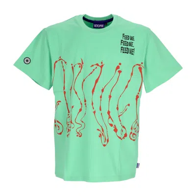 Octopus Men's Dripper Tee Lime T-shirt In Green