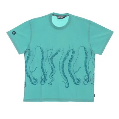 Octopus Men's Dyed Tee Aquamarine T-shirt In Blue