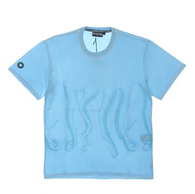 Octopus Men's Dyed Tee Topaz T-shirt In Blue
