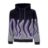 Octopus Men's Everywhere Zipper Hoodie Black In Black