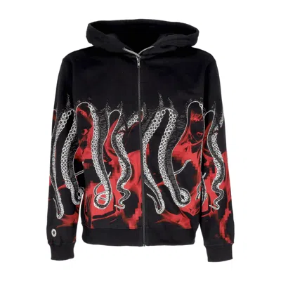 Octopus Men's Hentai Zip Hoodie Black