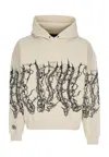 Octopus Men's Hoodie Barbed Wire Hoodie Cream In Cream