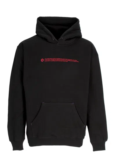 Octopus Men's Hoodie Outline Logo Hoodie Black
