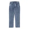 Octopus Men's Jeans Pockets Regular Denim Blue Bleached In Blue Beach